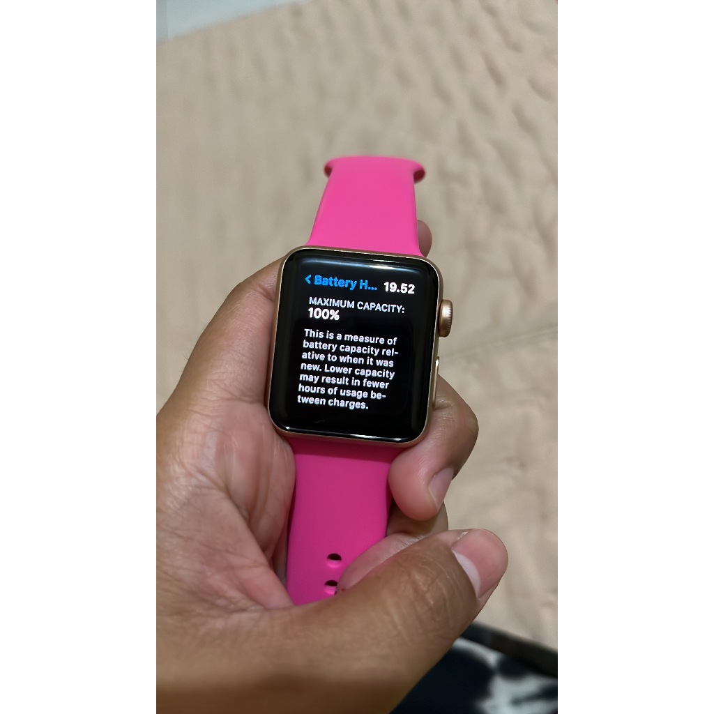 Apple Watch Series 3 38mm Smartwatch Pribadi Mulus