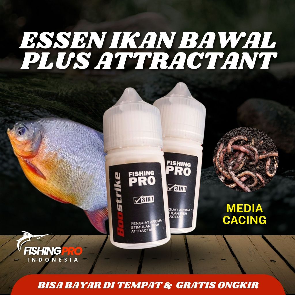 Essen Ikan Bawal Media Cacing Essen Bawal Galatama Dan Harian Isi 30 ML