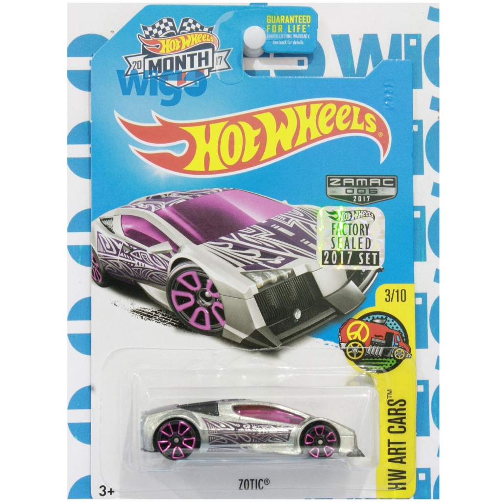 Hot Wheels Factory Sealed 2017 Zamac 006 Zotic