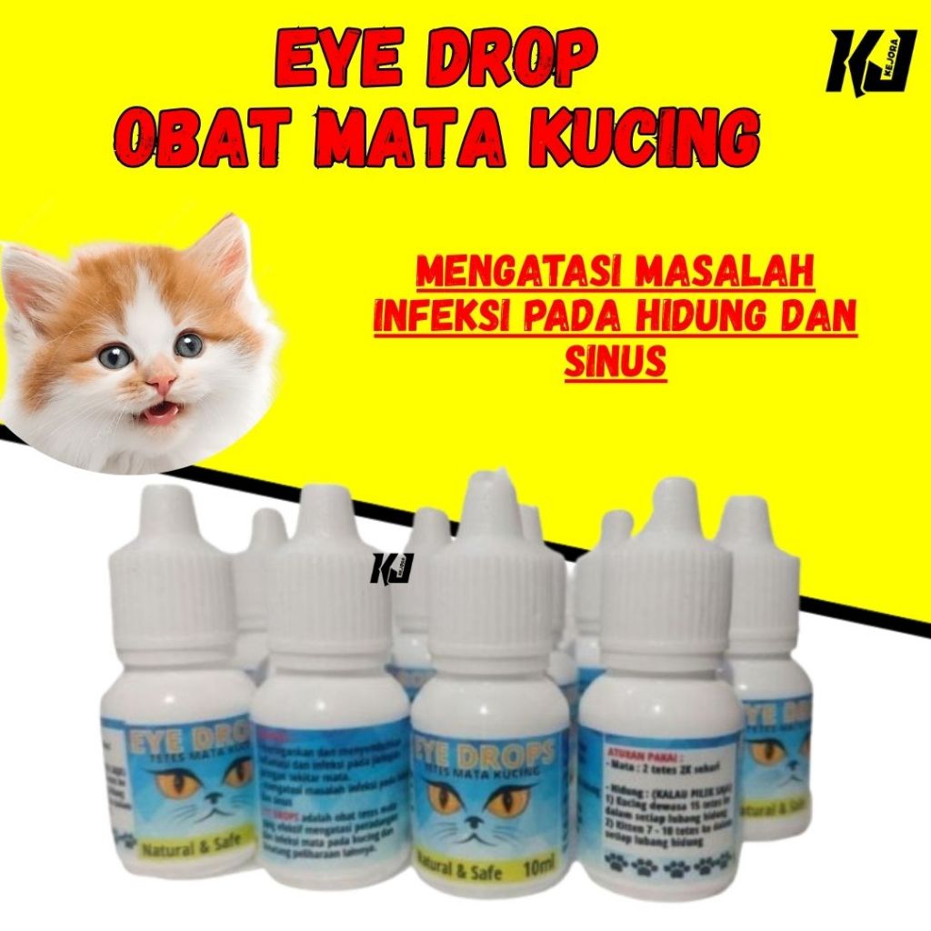 Obat Tetes Mata Kucing Kelinci Anjing Mata Iritasi Mata Belekan Eye Drops