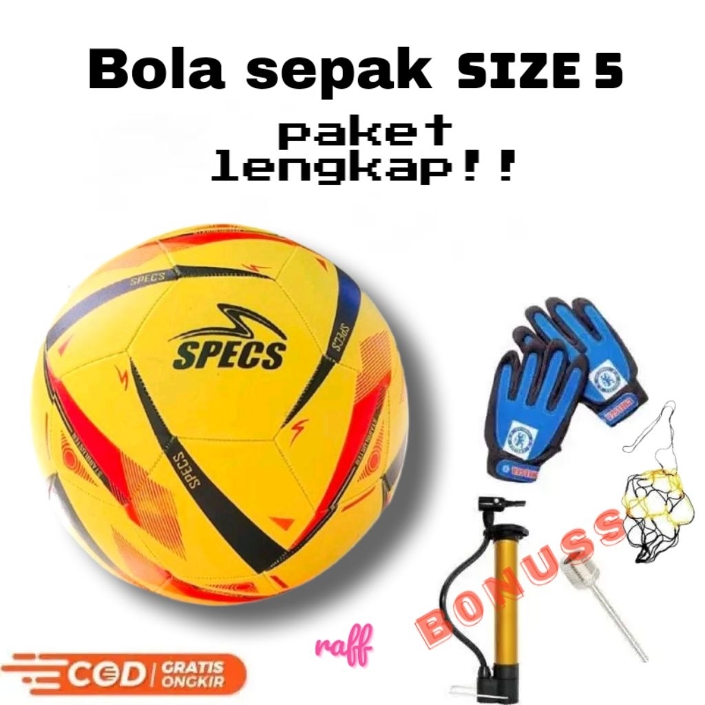 Bola Sepak Anak SD | Bliter Bola Sepak Size 5 Murah | Bola Kaki Lapangan Besar