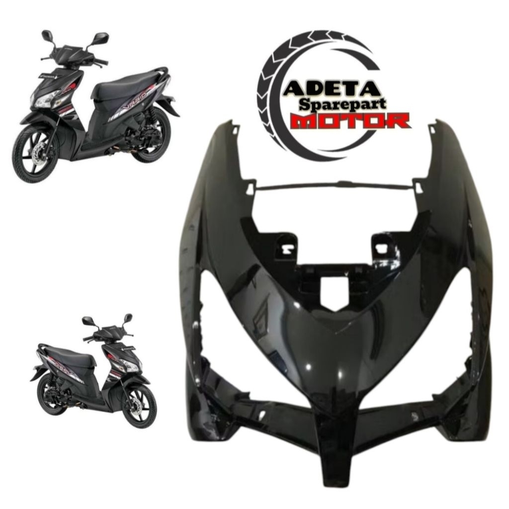 Tameng Depan Honda Vario 110 Karbu Hitam
