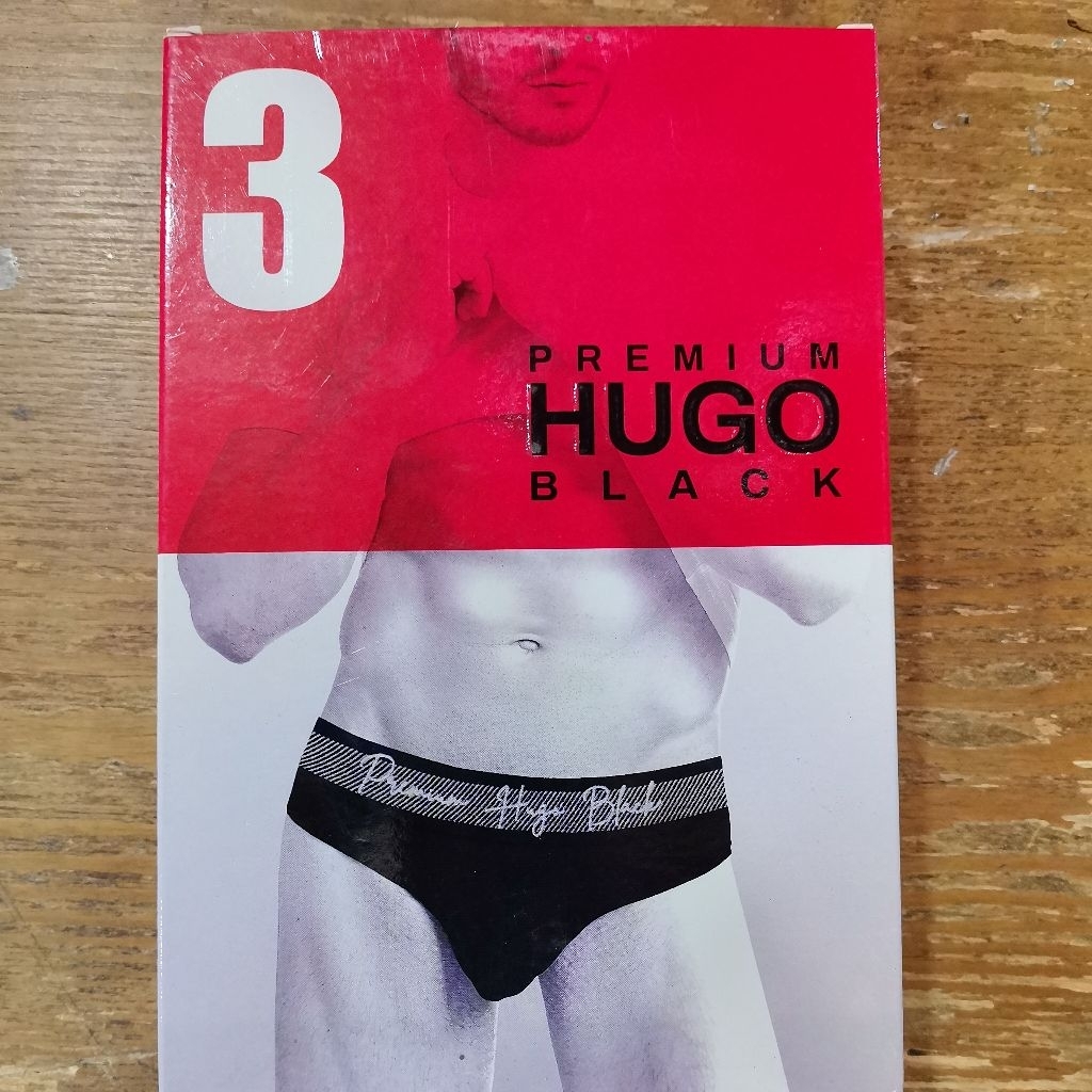 (3pcs) Celana dalam pria Hugo selection