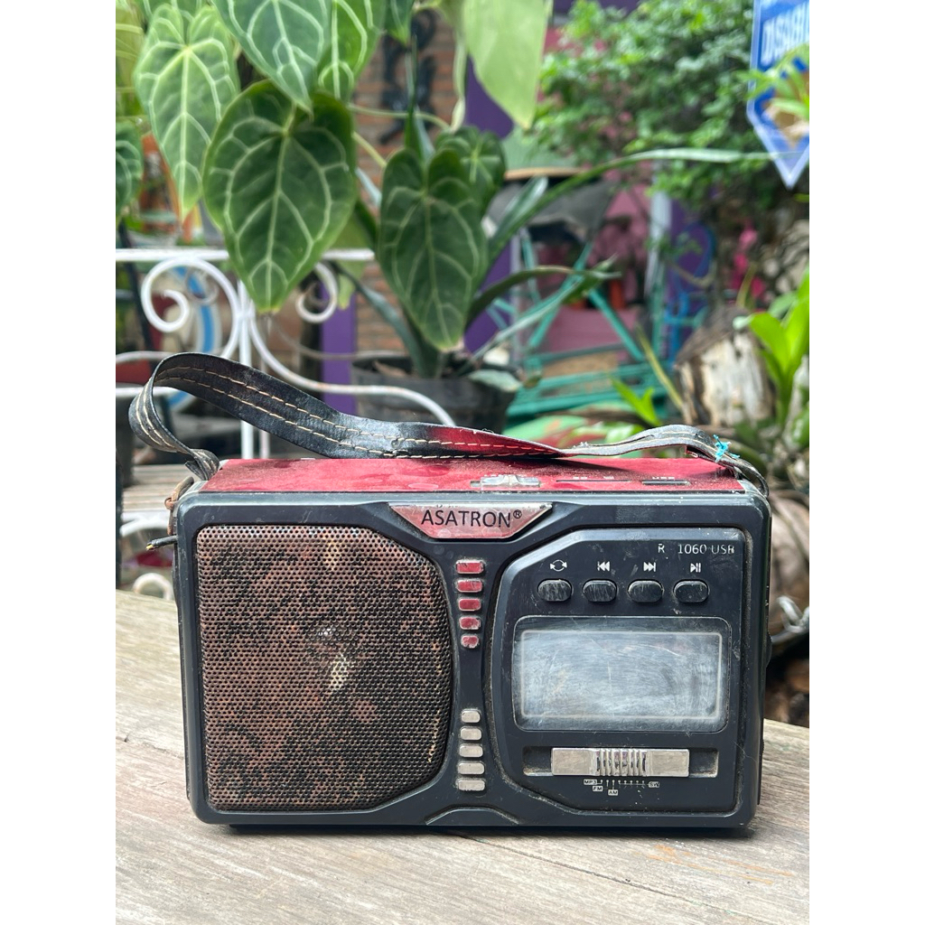 Radio Mini 3 Band (FM/AM/SW) dan MP3, Asatron Model: R-1060 USB