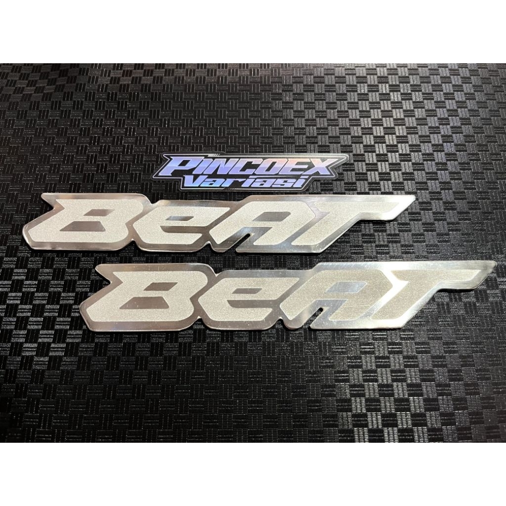 emblem stainless honda beat