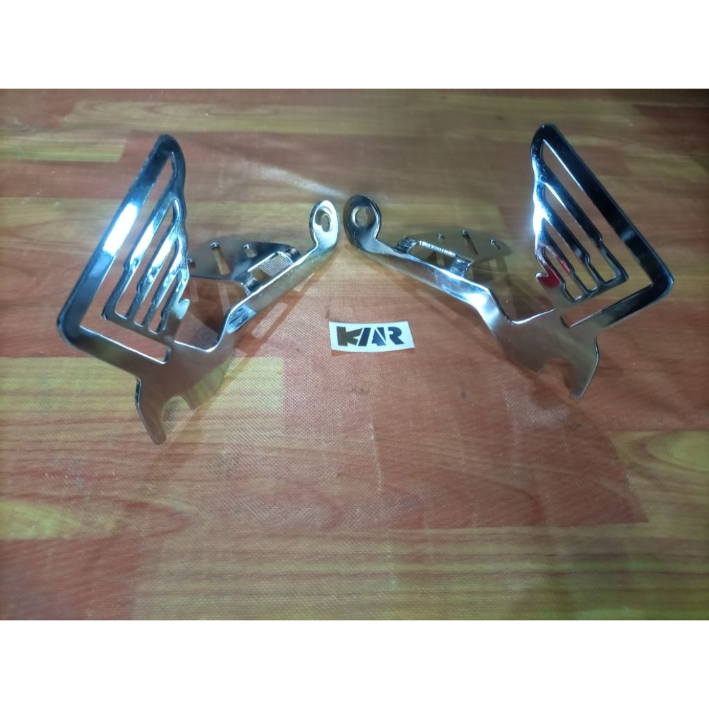 variasi dudukan foodstep postep pustep bostep pijakan injakan belakang PNP arm shock panjang Honda C