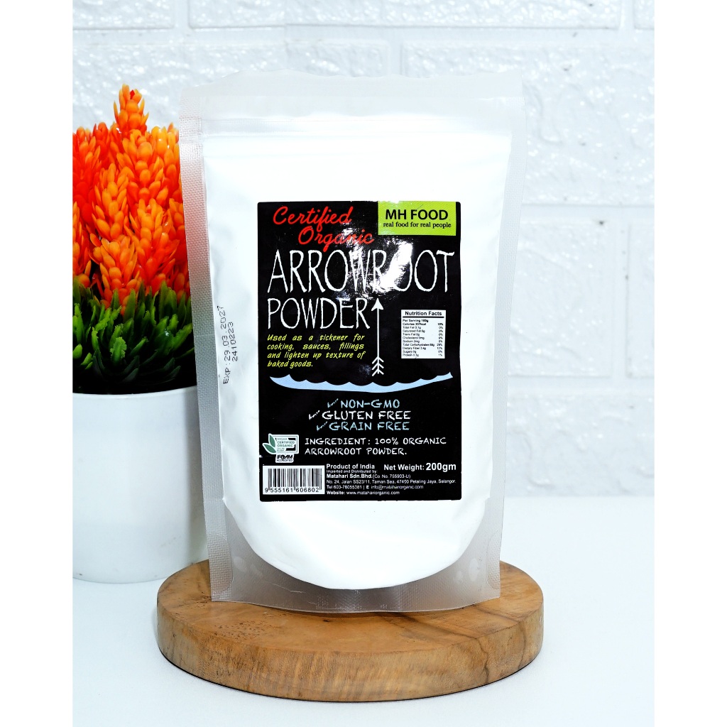 MH FOOD Organic Arrowroot Powder 200gr