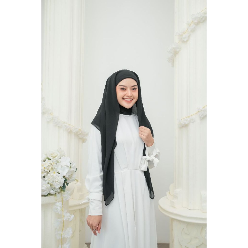 Segitiga Instan ceruty 2 Layer / Segiempat Inner 2 Layer / Hijab instan inner / Hijab Fuji