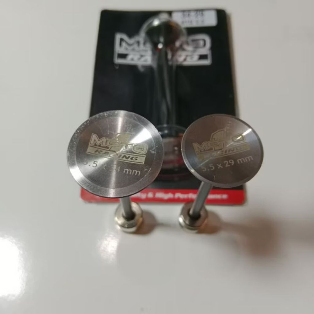 MOTO1 Klep moto1 batang 5,5mm/Payung klep moto1 5,5mm/Klep racing batang 5,5mm payung kelep moto1 ra