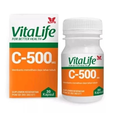 Vitalife C 500 Mg - Vitamin Jaga Daya Tahan Tubuh