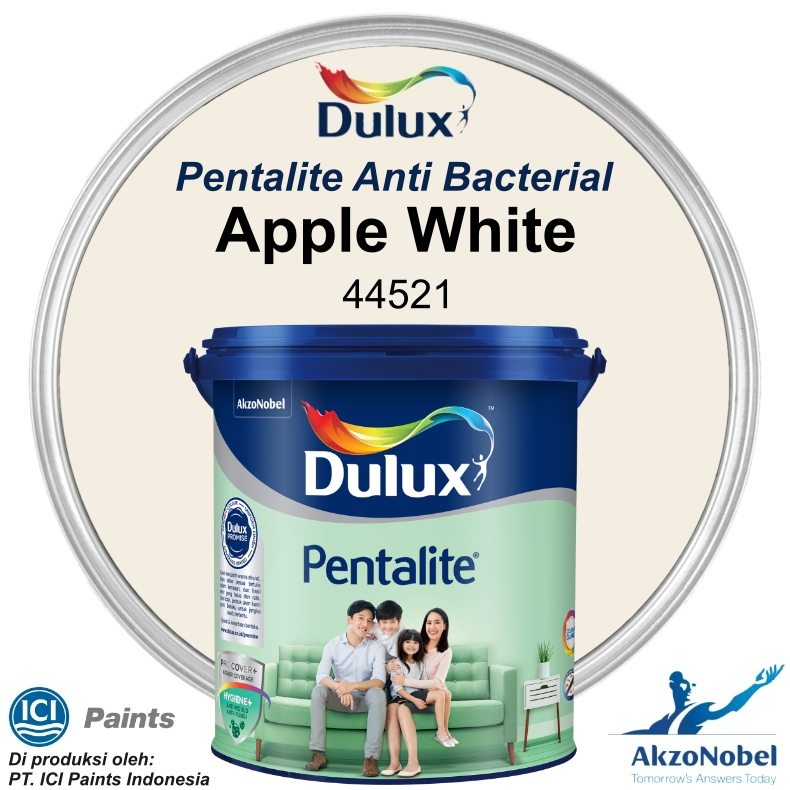CAT DULUX PENTALITE (Tinting) 2.5 LT - APPLE WHITE 44521