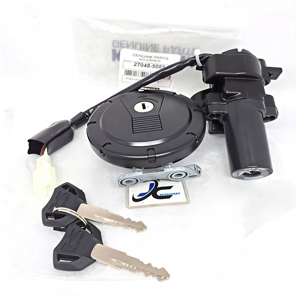 KUNCI KONTAK SET ASSY PLUS TUTUP TENGKI UNTUK MOTOR KAWASAKI KLX 150