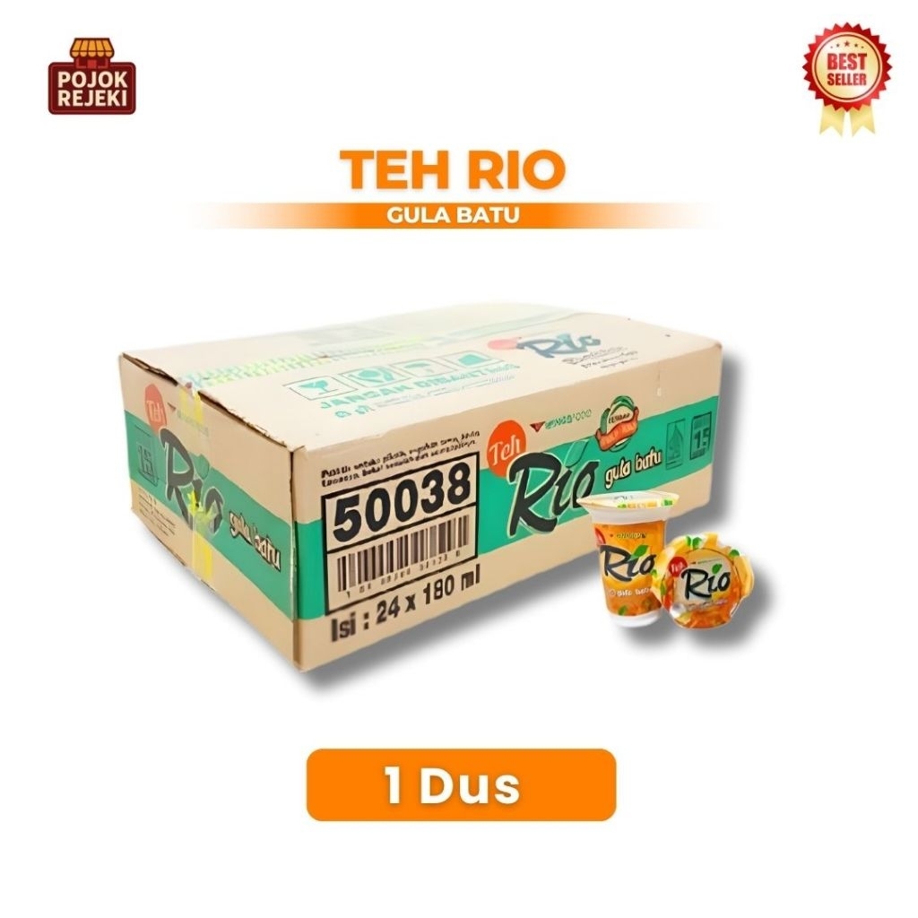 Teh Rio Gula Batu 1 Dus isi 24 Pcs