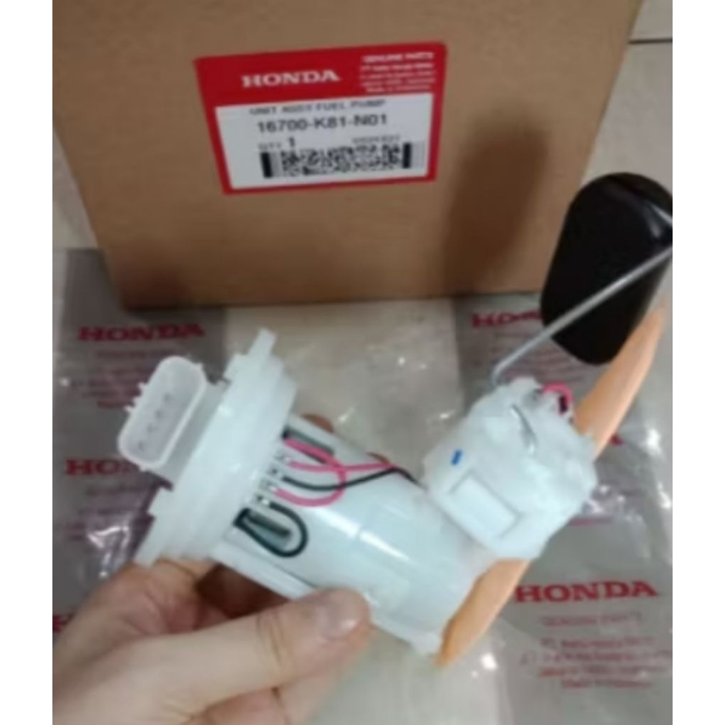 16700-k81-N01 HGP AHM 100% ORIGINAL FUEL PUMP POMPA BENSIN BEAT ECO ORIGINAL AHM 16700k81N01