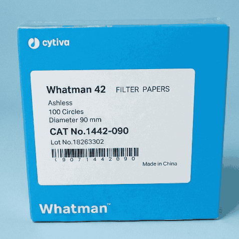 Filter Paper Whatman No. 42 Diameter 90 mm. Kertas Saring Whatman