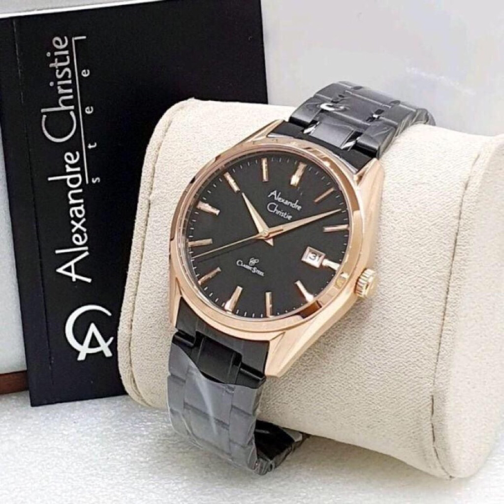 JAM TANGAN PRIA ALEXANDRE CHRISTIE 8681MD / AC 8681 CLASSIC STELL [ORIGINAL]