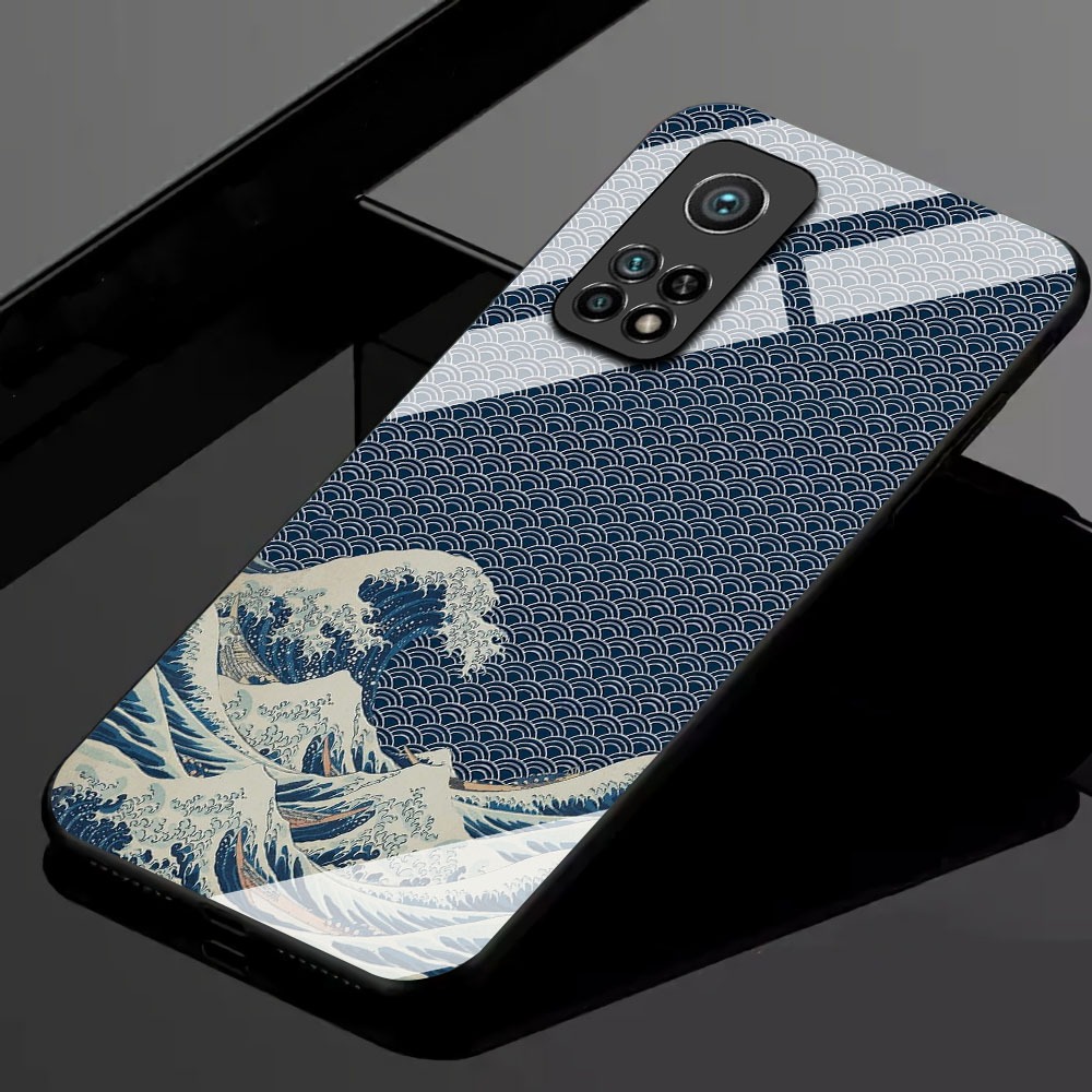 [ AZ18 ] Softcase Glass Kaca Kilau Untuk HP XIAOMI MI 10T 5G / MI 10T PRO 5G - XIAOMI MI 10T 5G / MI