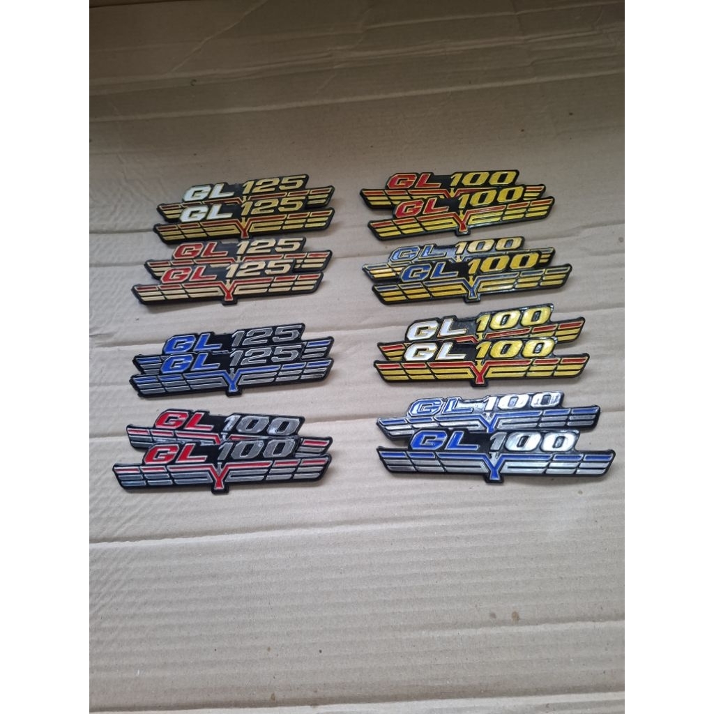 EMBLEM Box AKI GL100 GL125 EMBLEM TEPONG GL 100 GL125