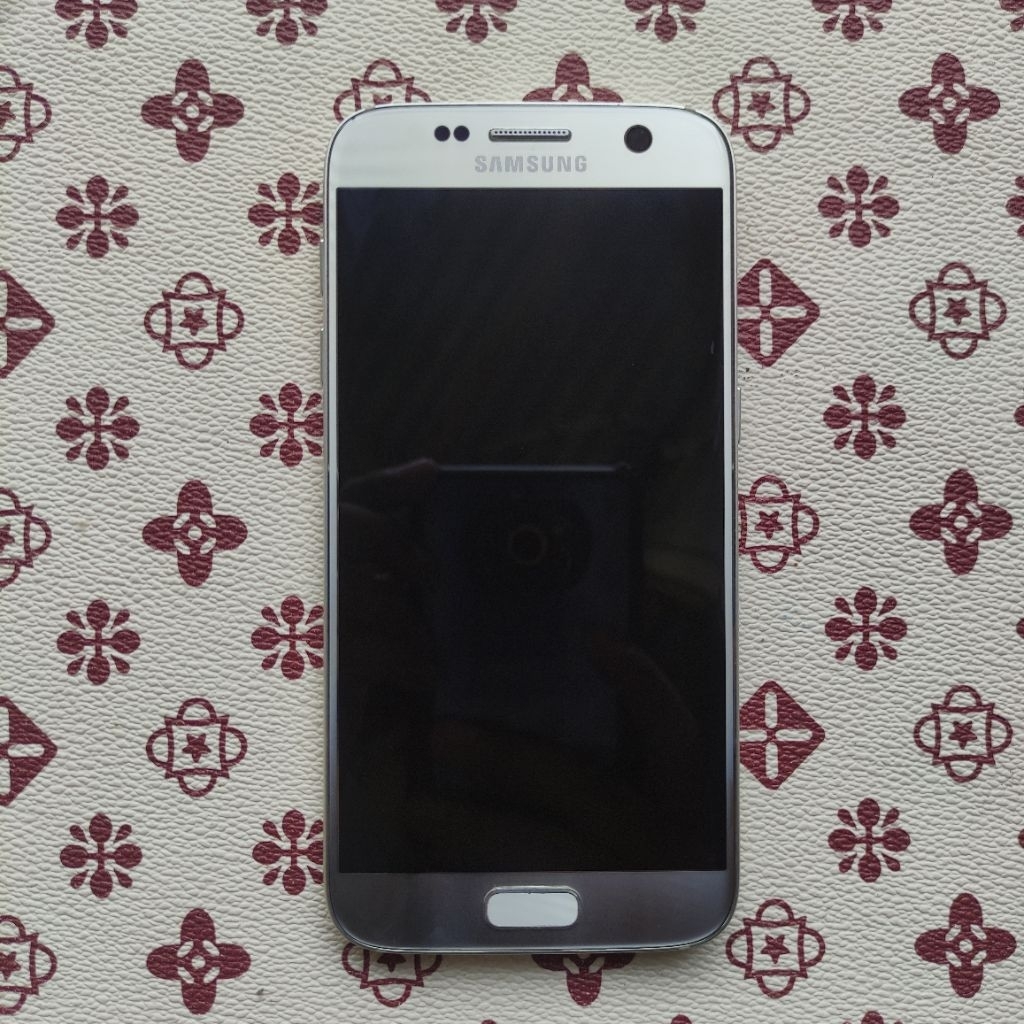 Lcd Touchscreen + Frame Samsung S7 Flat Original Copotan