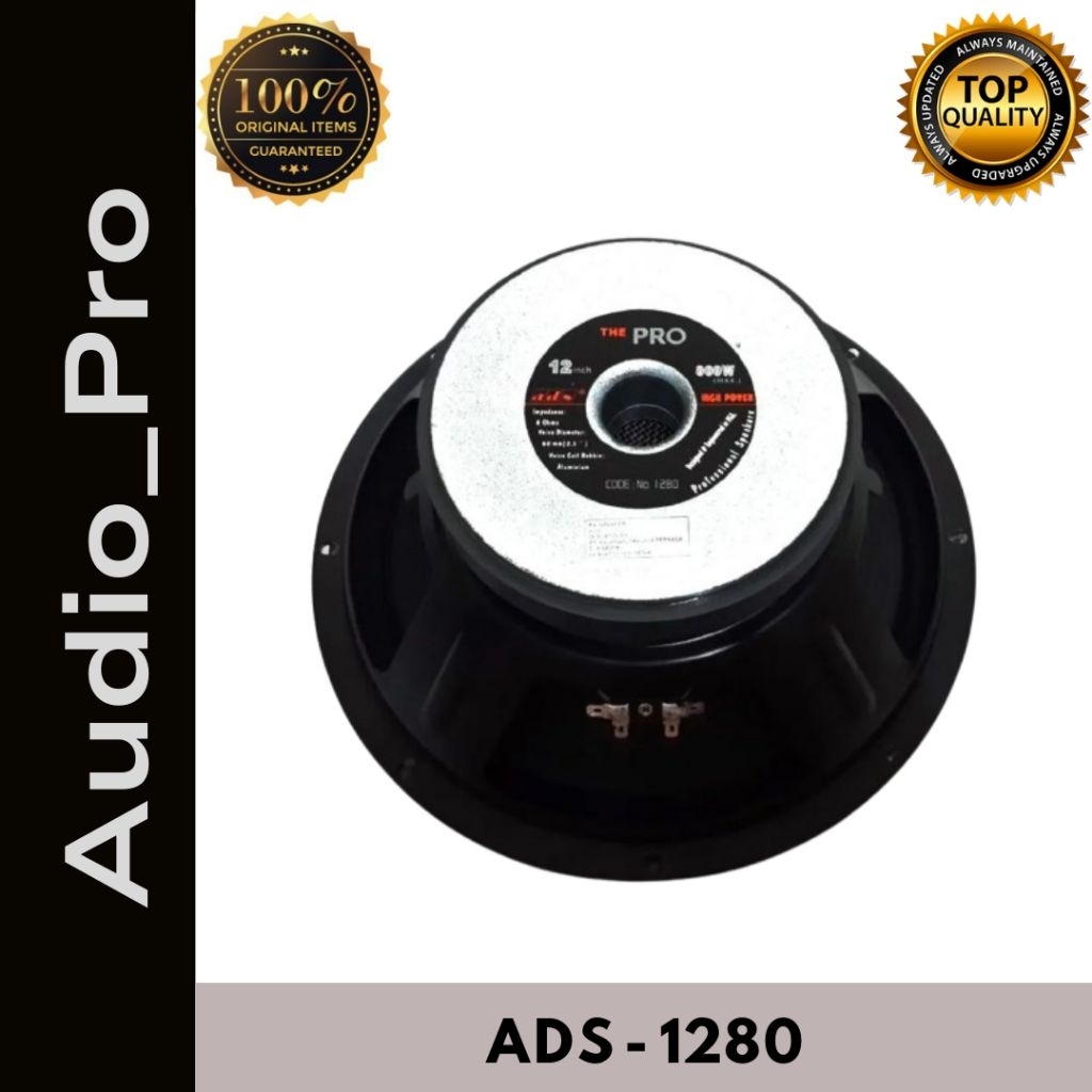 SPEAKER 12 INCH FULL RANGE ADS 800 WATT ADS 1280
