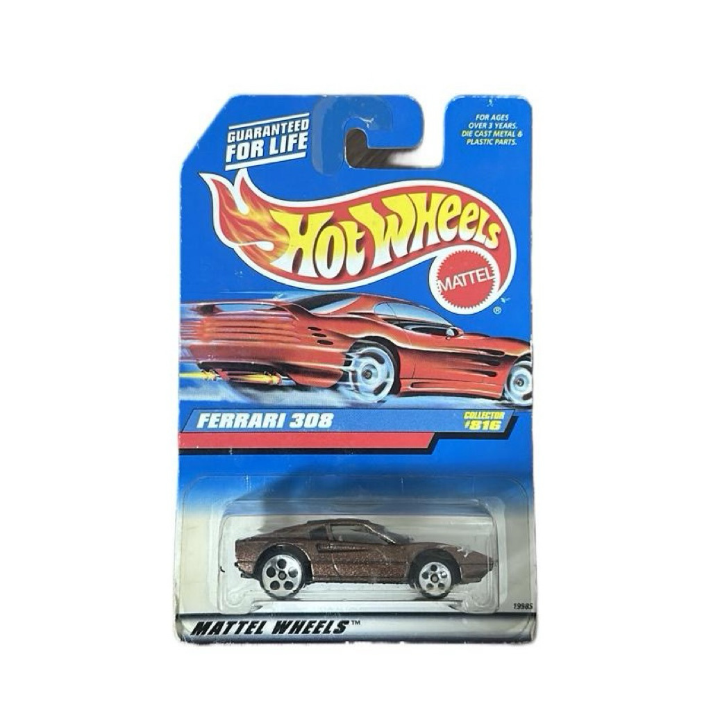 Hot wheels Ferrari 308 - coklat - collector #816 - Mattel Wheels