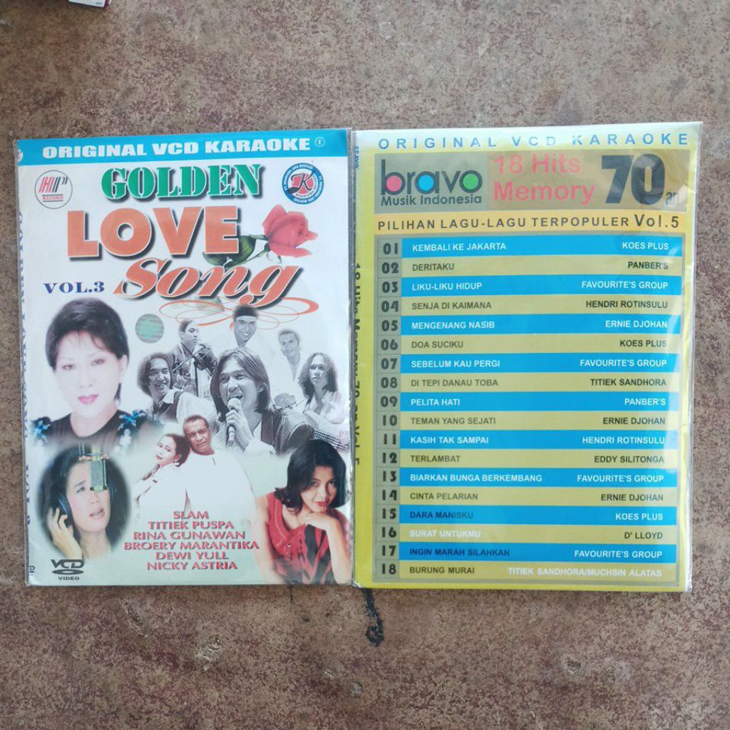 Vcd Original Golden love song & Hits 70an