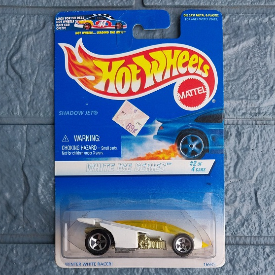 Hot Wheels Race Shadow Jet White Ice Series