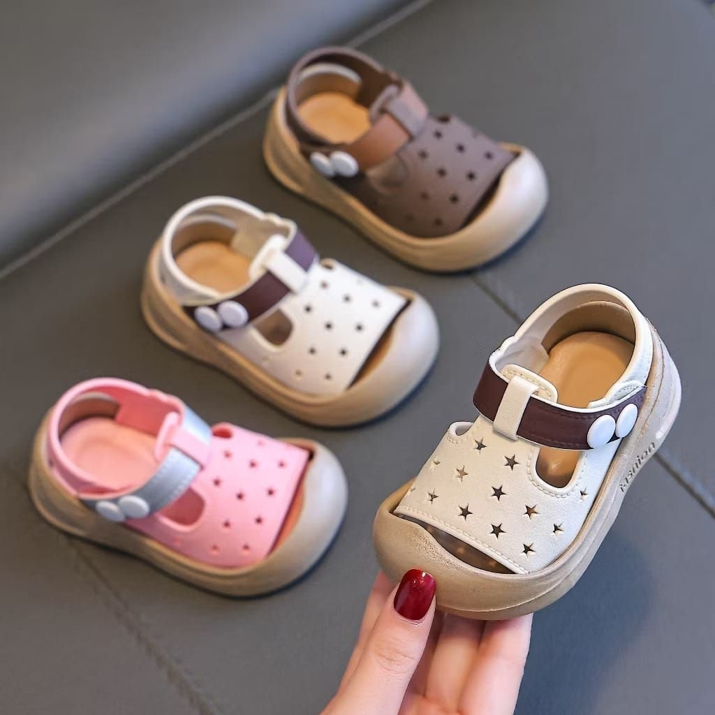 Sepatu Sandal Anak Bayi Laki laki Perempuan Lucu Bahan Karet Jelly Sendal Anak Cewek Cowok