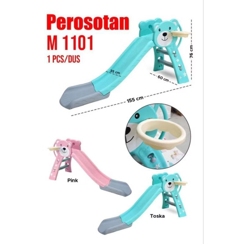 Molion Perosotan Anak Serodotan Panda Mainan Anak Perosotan Serodotan Anak Dino JM 30282