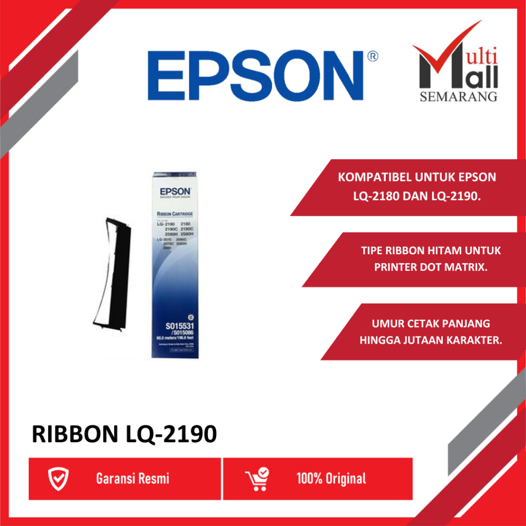Epson Pita Ribbon Cartridge LQ-2190 LQ 2190 LQ2190 2180 2170