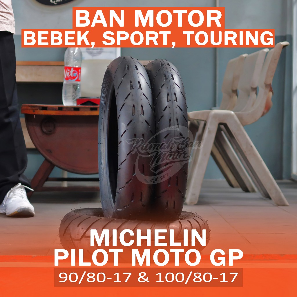 Michelin Pilot Moto GP 90/80-17 100/80-17 Ban Vixion Satria Sonic Jupiter MX GTR