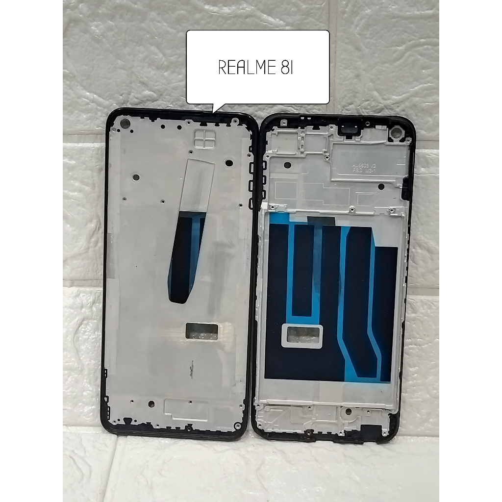FRAME REALME 8I - TULANG TENGAH TATAKAN LCD & MESIN.