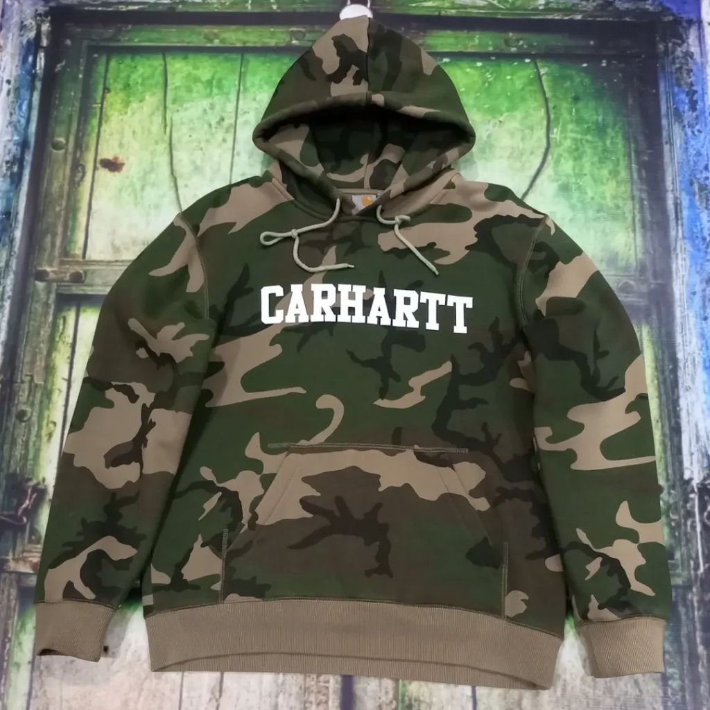 hoodie camo CARHARTT tebal size XL casual bagus ORIGINAL