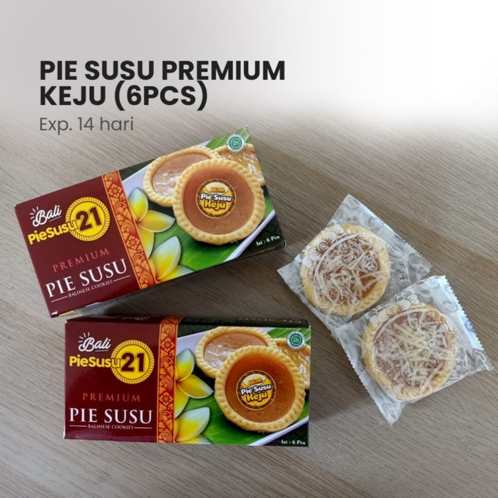 PIE SUSU 21 - PIE SUSU PREMIUM MINIPACK KEJU 6PCS ENAK HALAL LEZAT OLEH-OLEH KHAS BALI