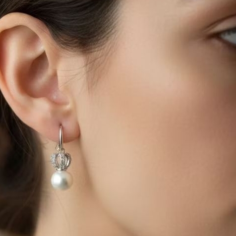 ANTING GIWANG MUTIARA AIR TAWAR BERSERTIFIKAT, LOMBOK PEARLS, KADO LEBARAN WISUDA UNIK CANTIK, HADIA