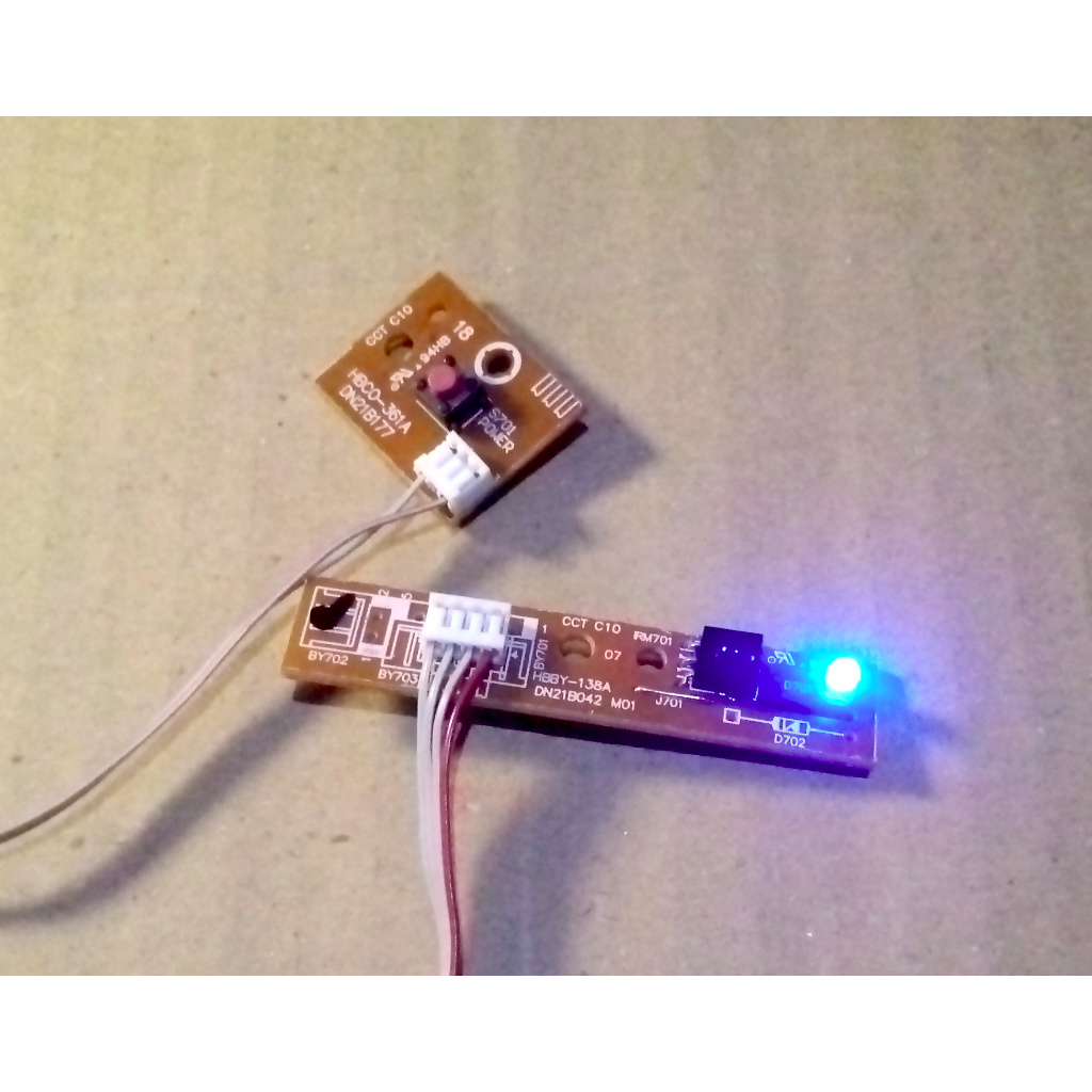 Tombol Power - IR Sensor Remote Smart TV Polytron PLD 24CV1869