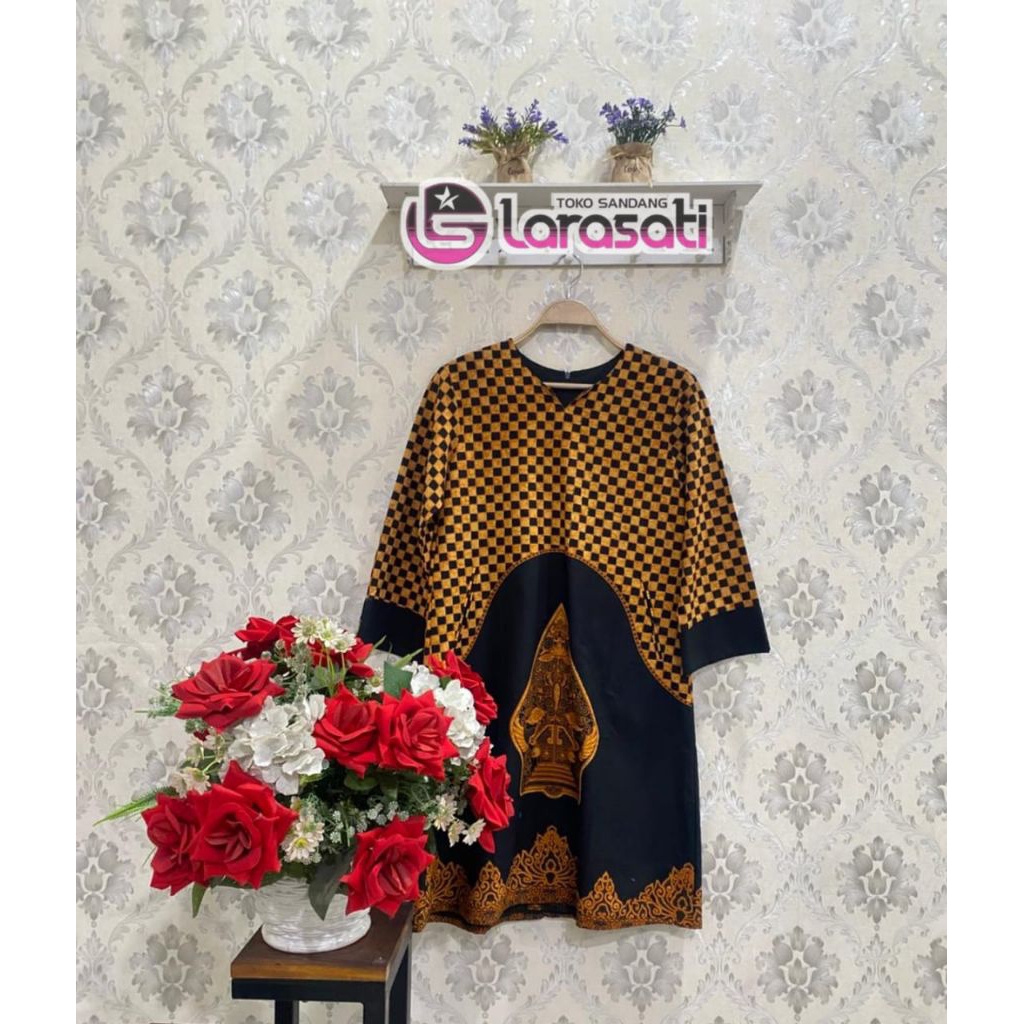 BLOUSE TUNIK BATIK HABIBIE WANITA MOTIF TERBARU