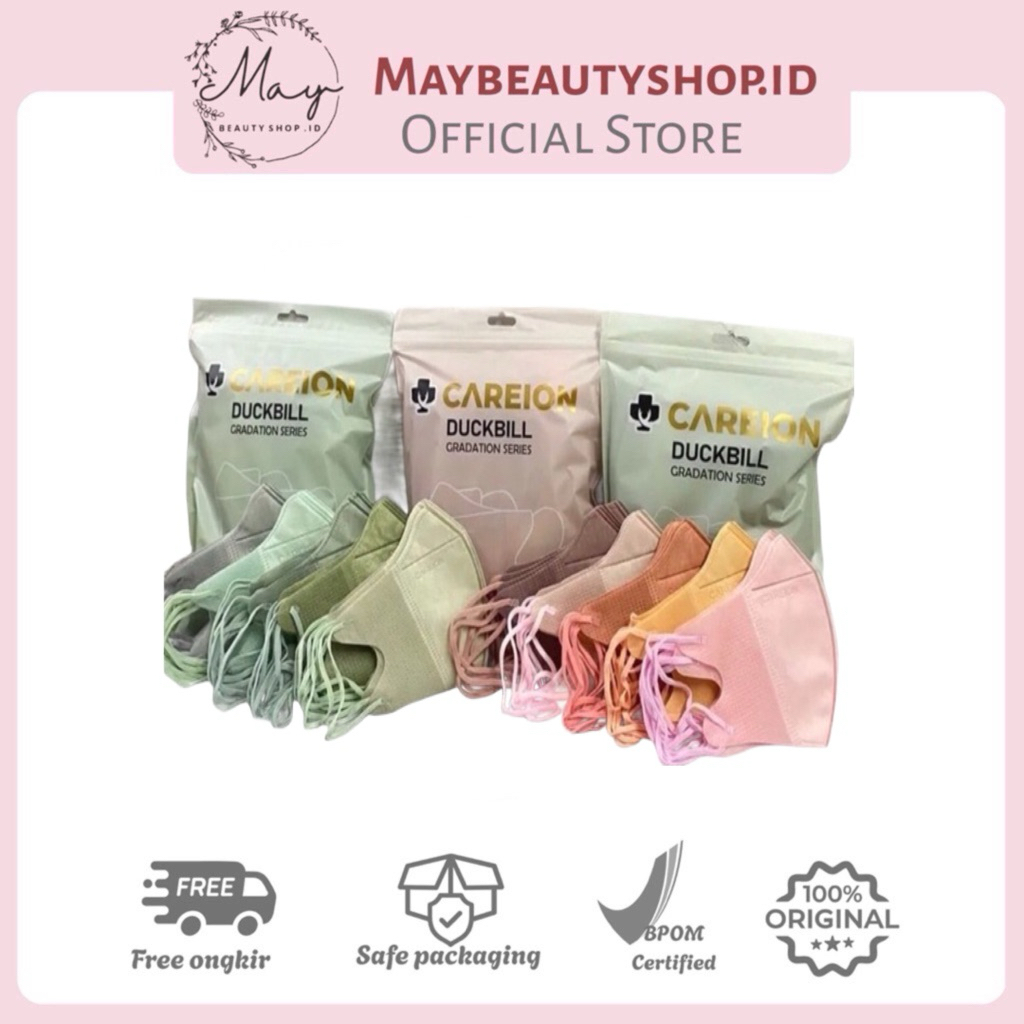 Careion Masker Duckbill isi 50pcs 4ply