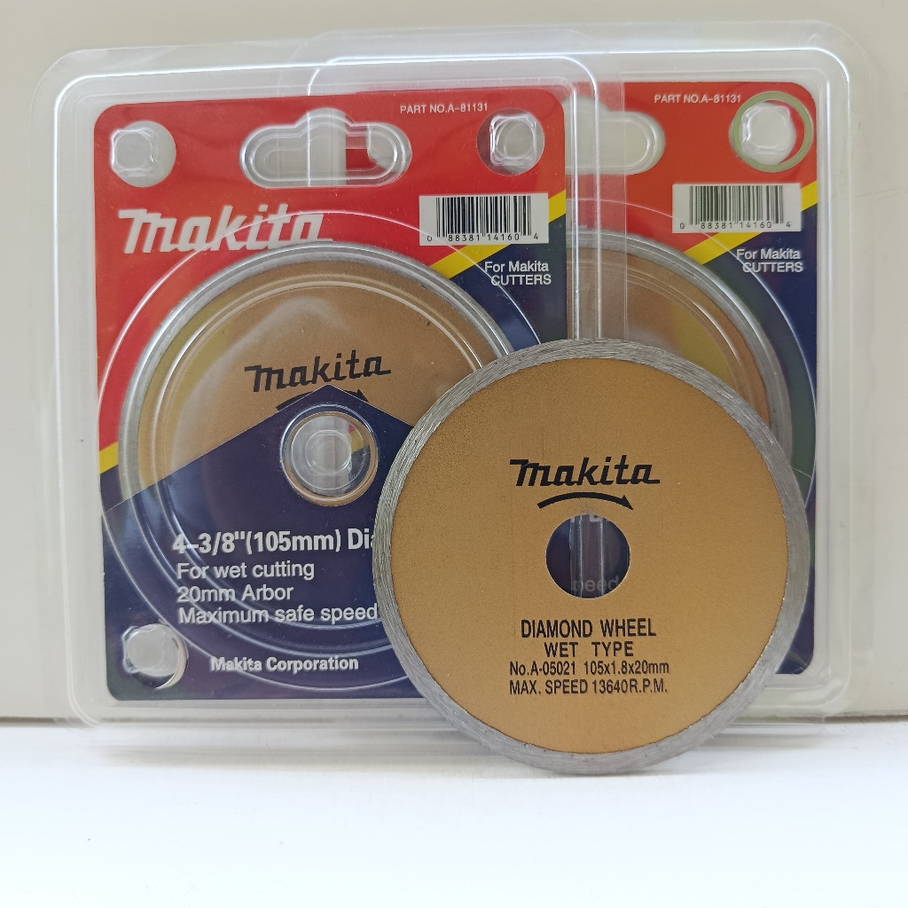 DIAMOND WHEEL MATA PISAU POTONG KERAMIK MAKITA 4" TIPE BASAH MATA GERINDA PEMOTONG KERAMIK UBIN