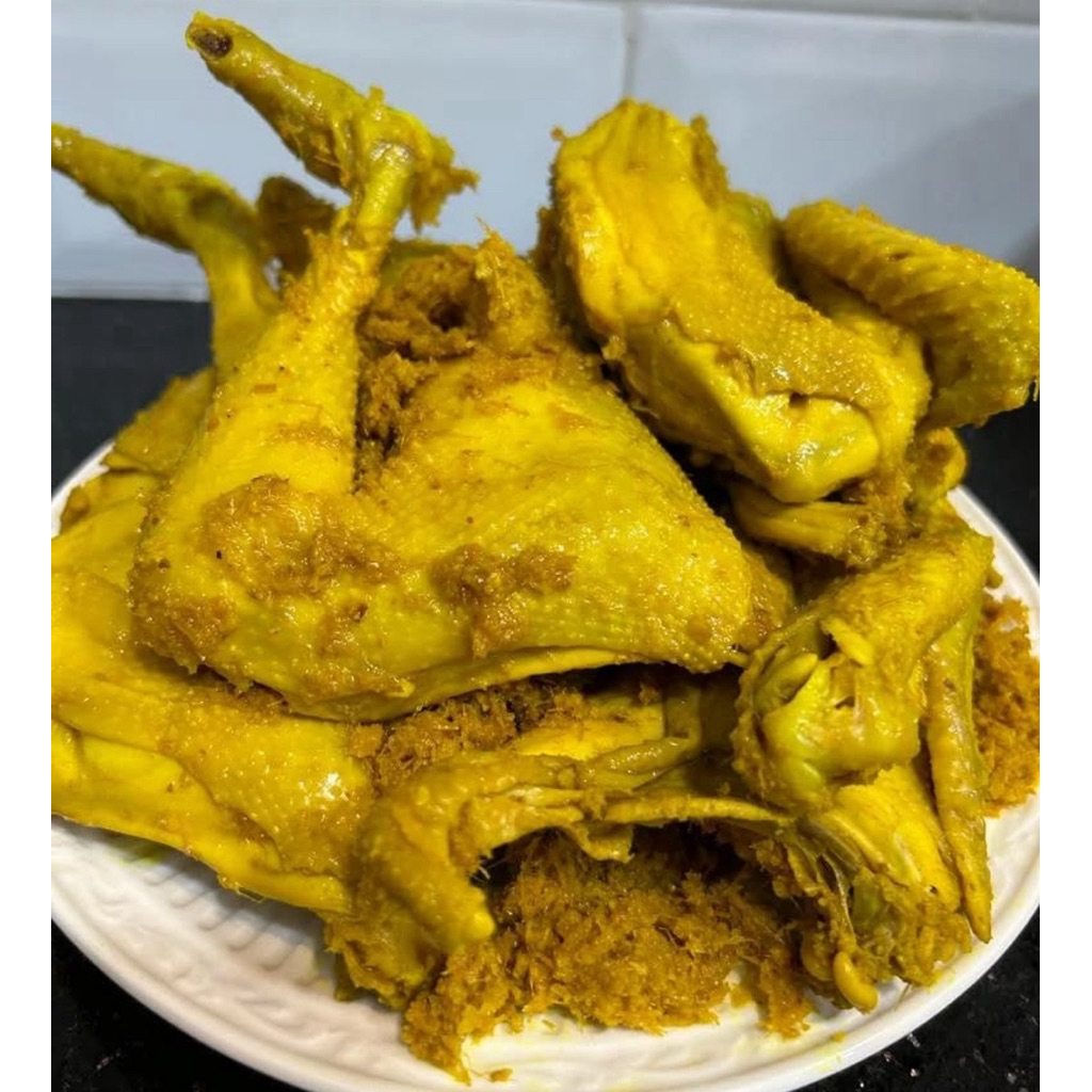 AYAM UNGKEP BUMBU KUNING/ SATE ATI AMPELA UNGKEP BUMBU KUNING