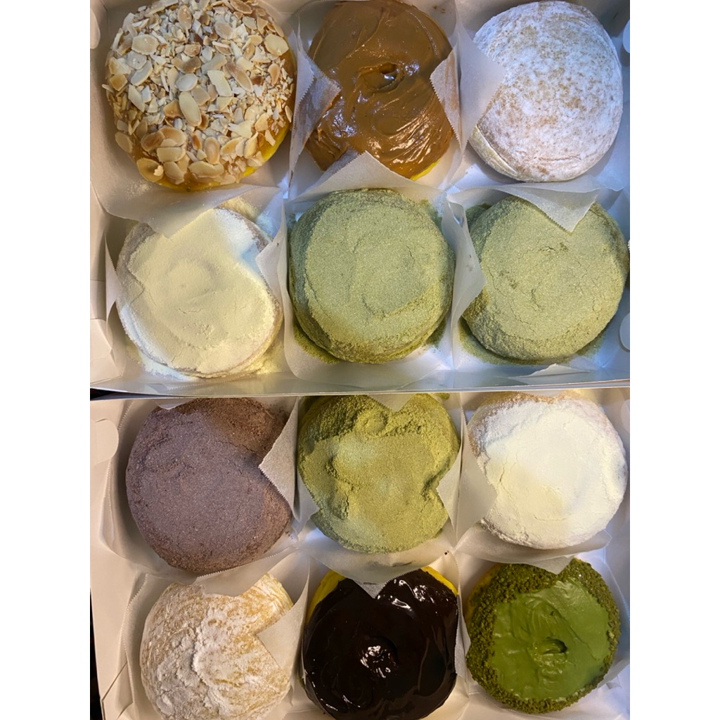 donat labu & bomboloni labu isian diplomat cream isi 6 pcs