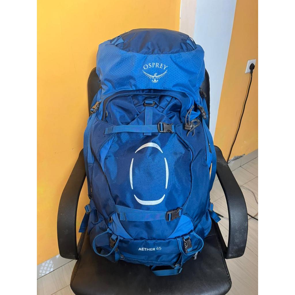 Carrier Osprey Aether 65L Blue Resmi Eiger