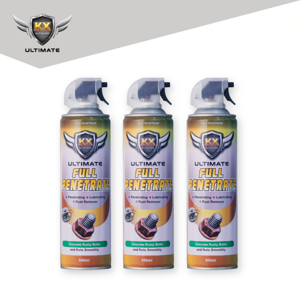Triple Pack - KX Autocare Ultimate - Full Penetrate Cairan Pelumas Pembersih Karat 500ml