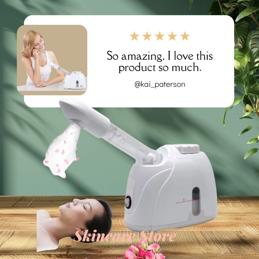 ALAT FACIAL VAPOZONE UAP WAJAH PANAS STEAMER UAP PANAS UAP WAJAH OZONE PELEMBAB WAJAH
