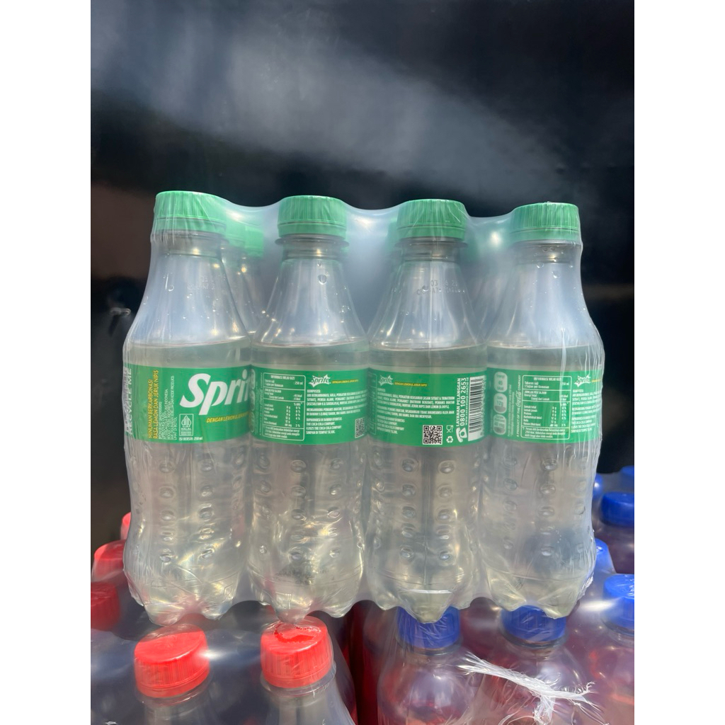 MINUMAN KARBONASI SPRITE MINI BOTOL KECIL 250ML DUS ISI 12 BOTOL