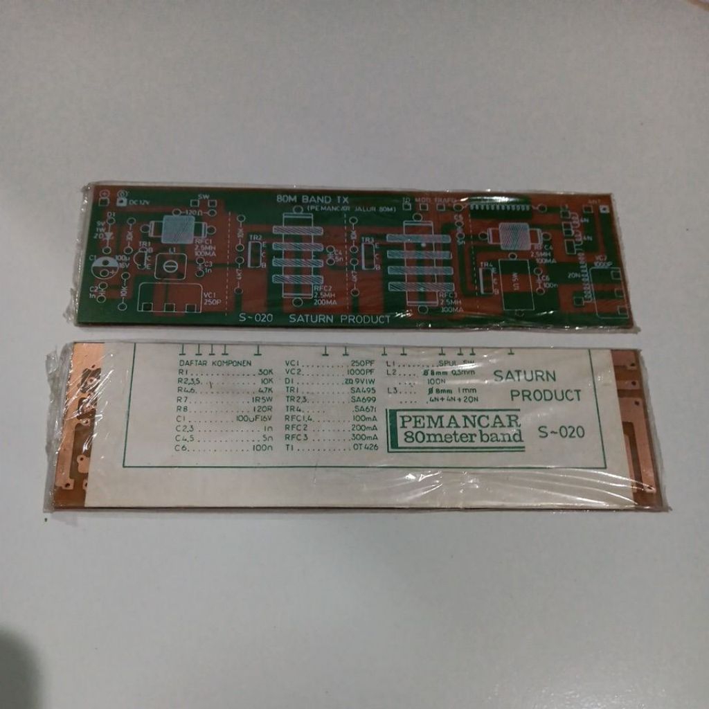PCB PEMANCAR JALUR 80 METER BAND TX 3,5 MHz