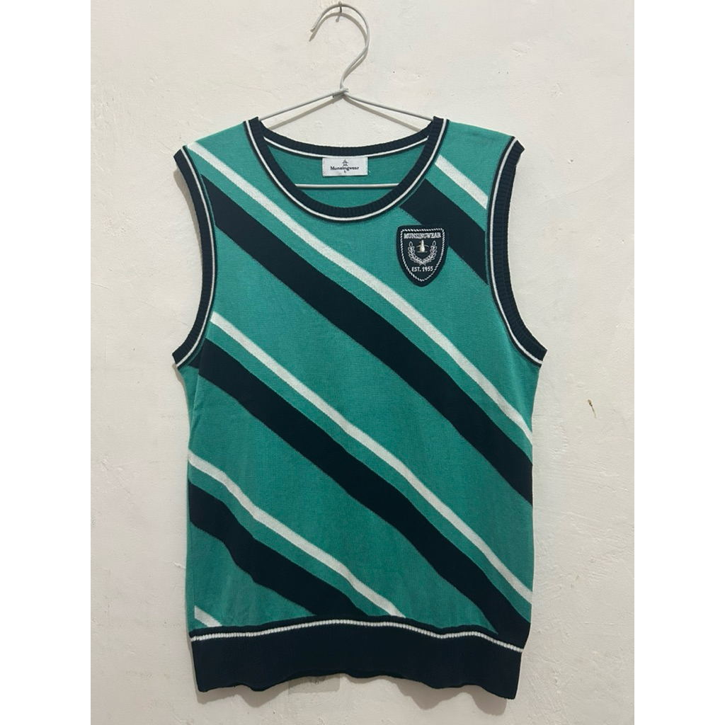 Vest rajut motif salur - preloved