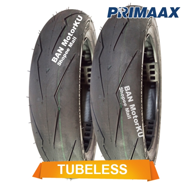 Paket Primaax ANTMAN SK 06 ( SK06 ) ukuran 90/80-18 & 100/80-18 Ban Motor Tubeless Ring 18