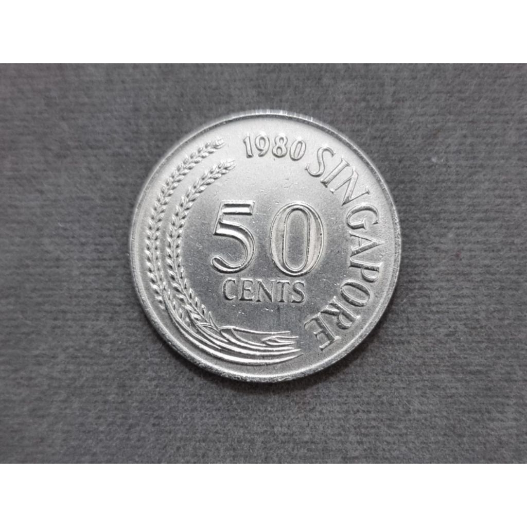 Koin Tembaga Silver Plated Lion Fish