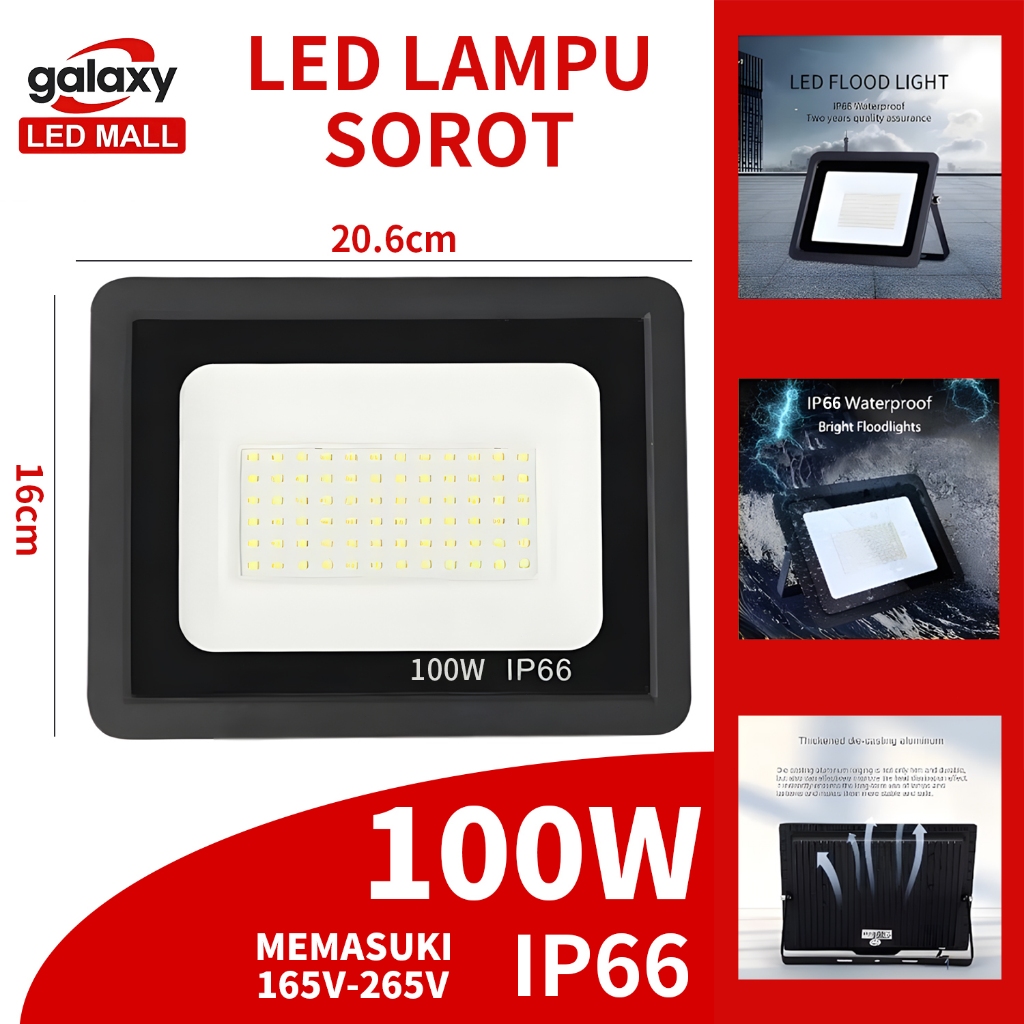 [COD] LAMPU SOROT LED SMD 100W / LAMPU TEMBAK LED SMD / LED SMD FLOOD LIGHTS HIGH QUALITY